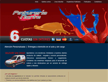 Tablet Screenshot of pintunorte.com.ar